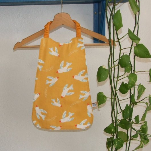 Serviette élastique imprimé oiseaux