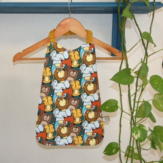 Serviette élastique imprimé animaux