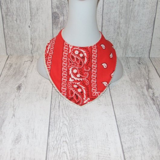 Bavoir bandana imprimé bandana