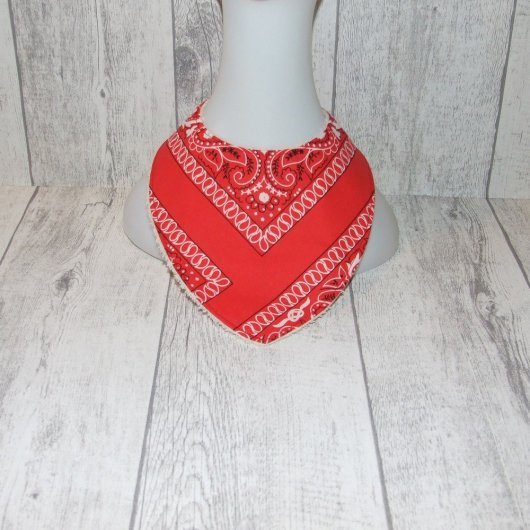 Bavoir bandana imprimé bandana