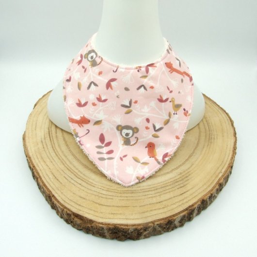 Bavoir bandana renards et koalas