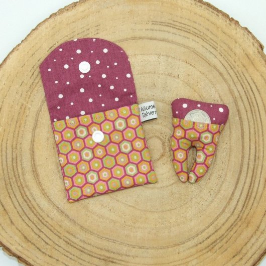 Dent pour la Petite souris -graphique violet-