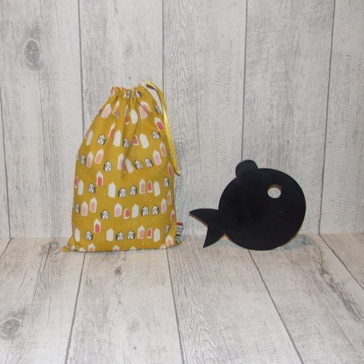 Pochette imperméable, mini sac de piscine petites maisons