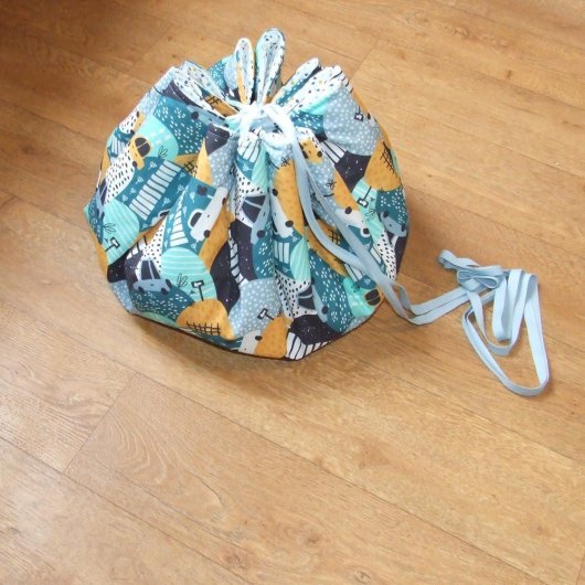 Sac à jouets, tapis d'éveil