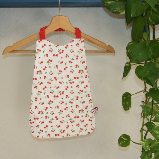 Serviette élastique imprimé cerises