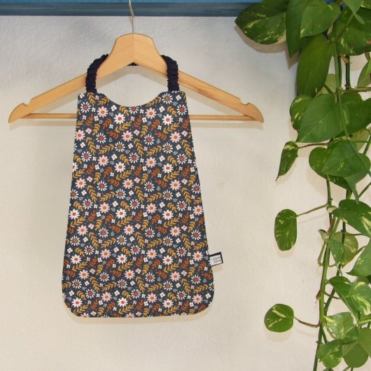 Serviette élastique imprimé fleurs d'automne