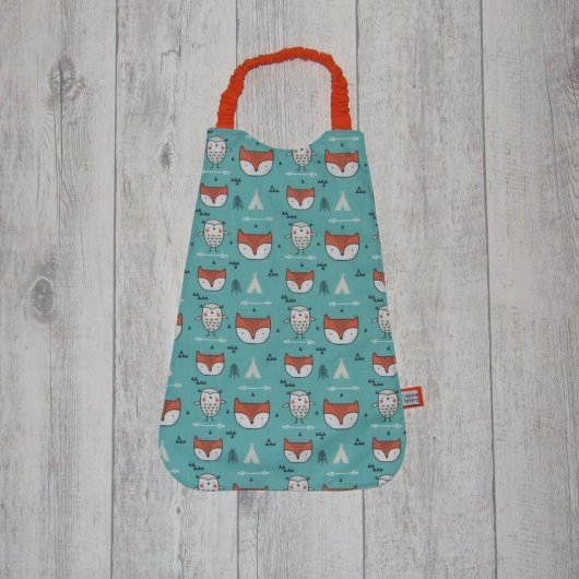 Serviette élastique imprimé renards
