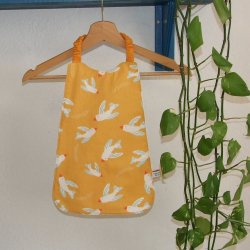 Serviette élastique imprimé oiseaux