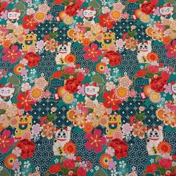 Tissu Maneki-neko