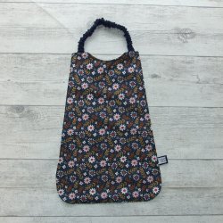 Serviette élastique imprimé fleurs d'automne